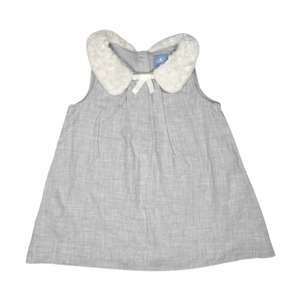 Gap Faux Fur Collar Dress